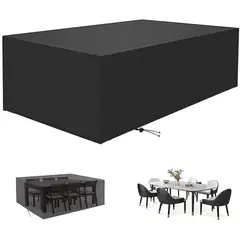 TSKY CHILE SHOPPING - Funda de Mesa Jardin Cubierta para Muebles Patio Exterior, 250cm x 200cm Tela Oxford Impermeable