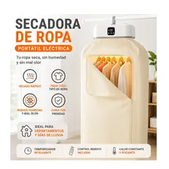 GENERICO - Secadora Ropa Portátil Eléctrica Plegable Tipo Tendedero