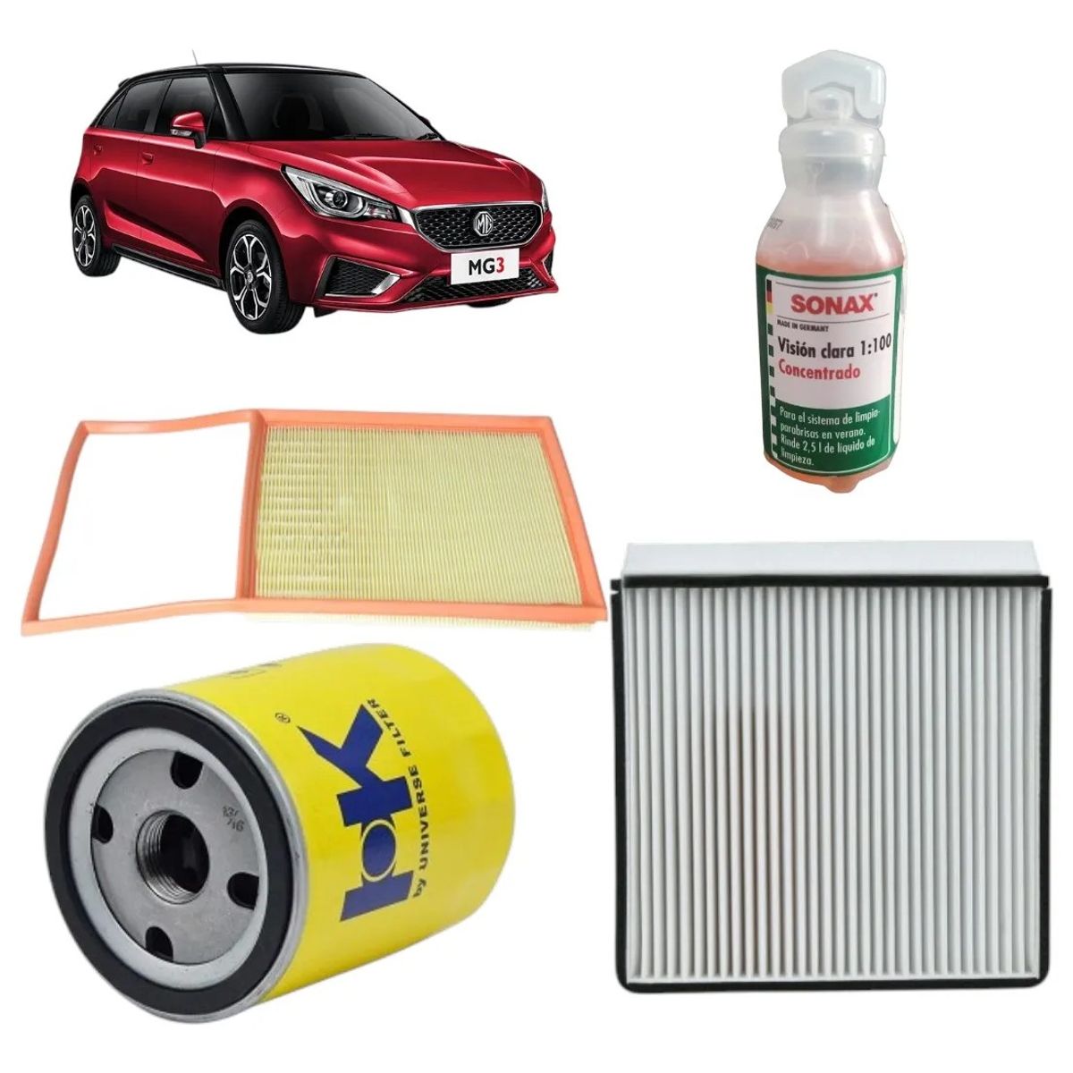GENERICO - Kit De Filtros Aire/aceite/polen New Mg3 1.5 2019/2025