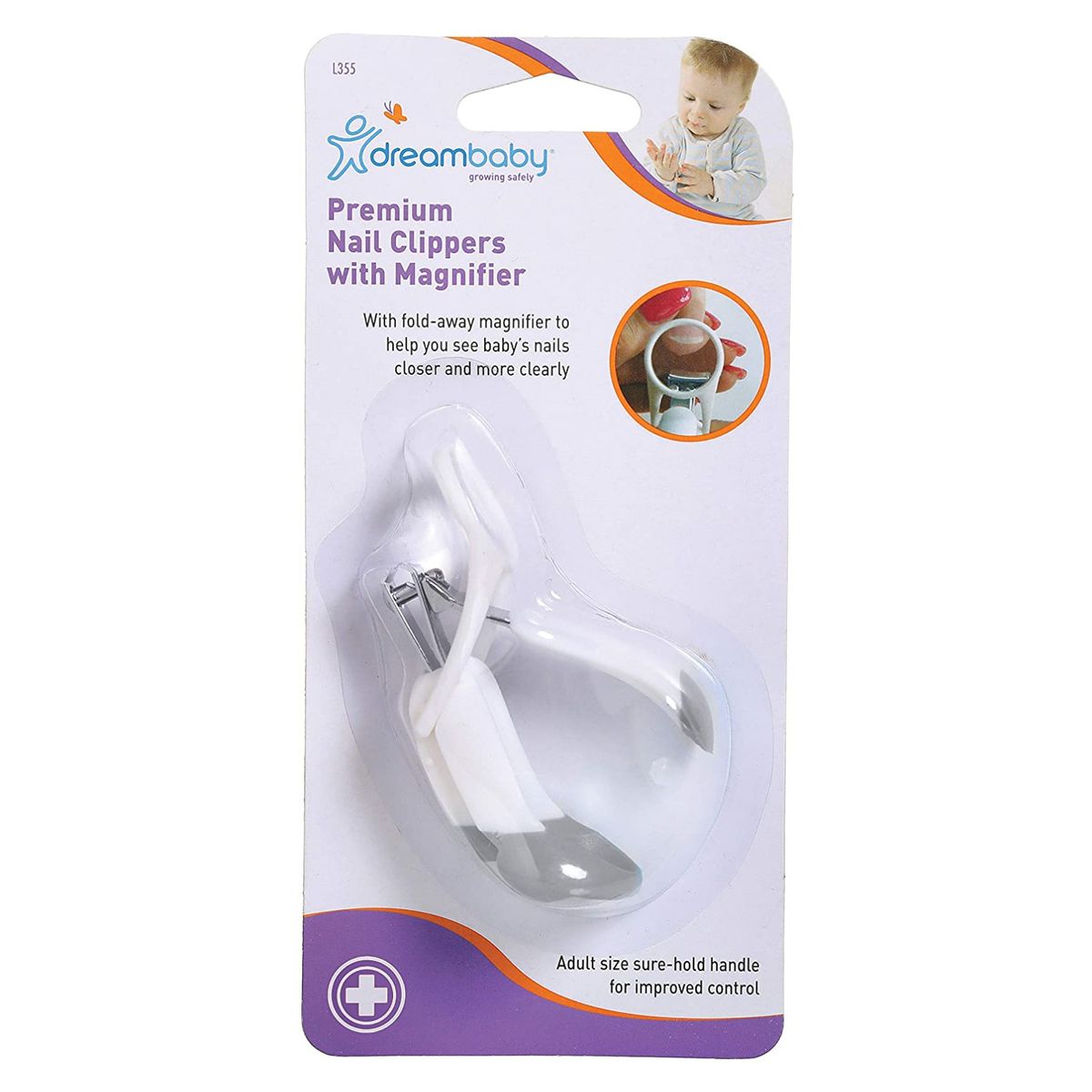 DREAMBABY - Cortauña Con Lupa Para Bebé Dreambaby