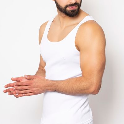 Imagen 2 del producto Pack De 2 Poleras De Pijama Algodón Sin Mangas Hombre