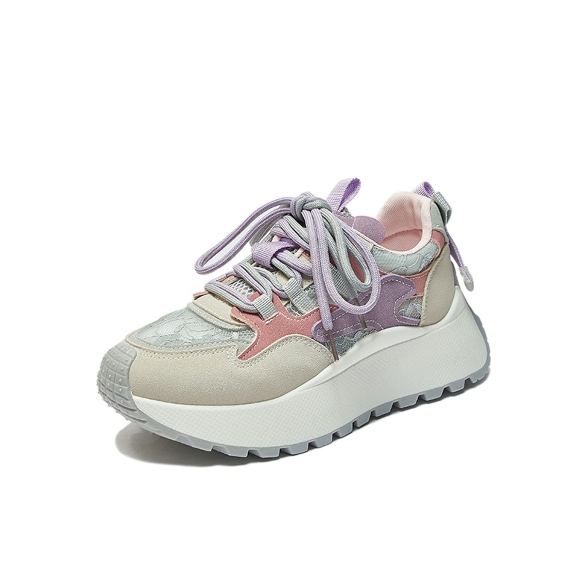 DANWEILE - Zapatillas de deporte para mujer Rojo
