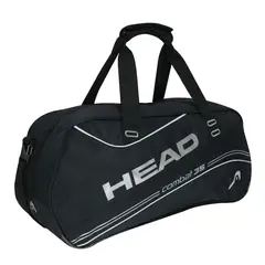 HEAD - Bolso Deportivo New Combat 35 Negro Plata