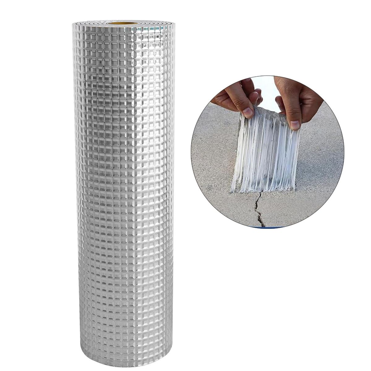 TSKY CHILE SHOPPING - Cinta Sellador Butilo Techo Gotera Impermeable 30cm X 5mts Reparación Goteras Techos Plateado