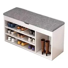ANYHOGAR - Zapatero Organizador Con Asiento 3 Niveles