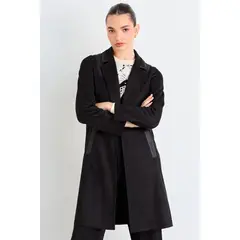 IO - Tapado Liso Mujer Negro