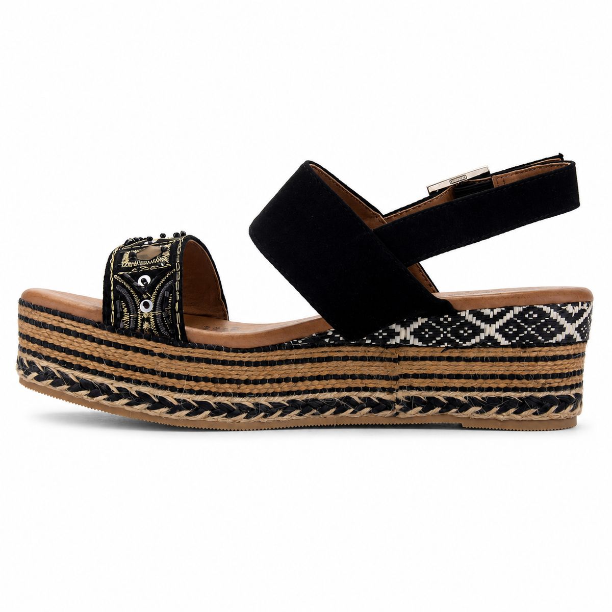 CHALADA - Sandalia Negro Mujer Casual Chalada Masie