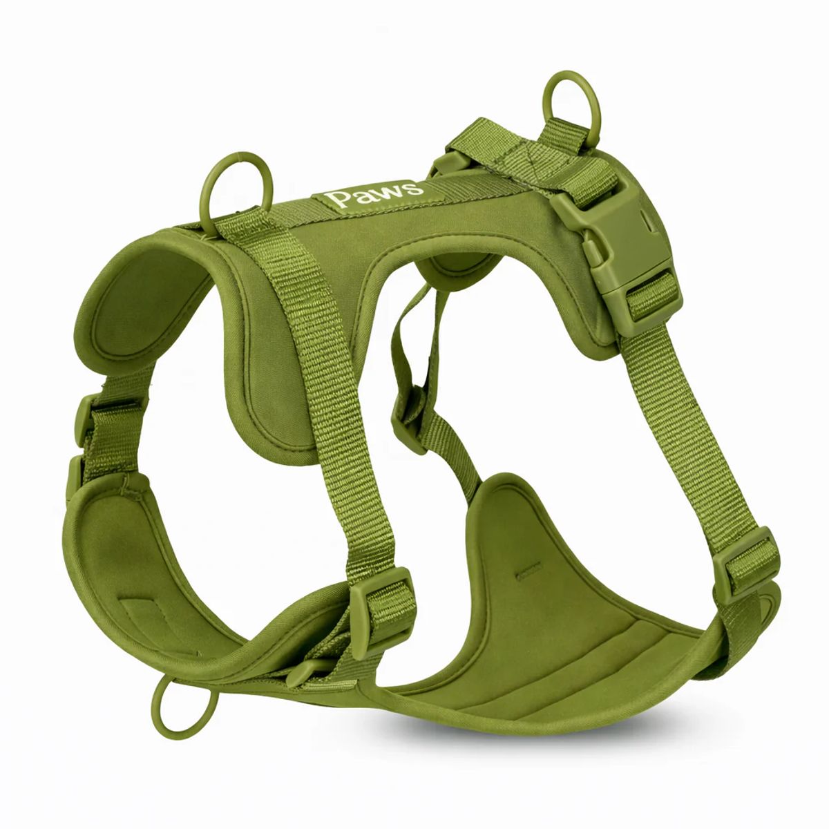PRAWS - Arnés Paws Verde Oliva  M 10 a 18 kg