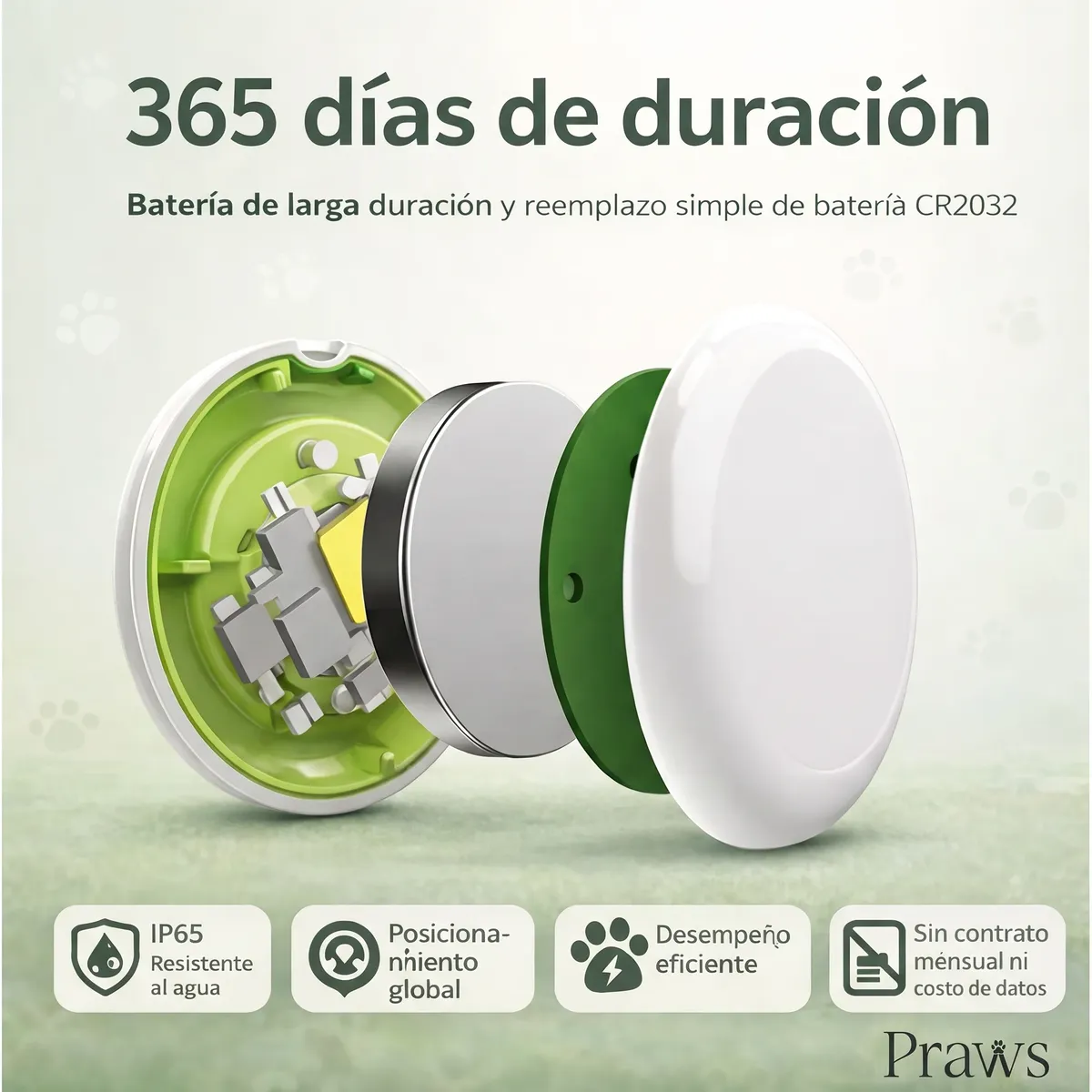 PRAWS - Smart Tag - Rastreador mascota