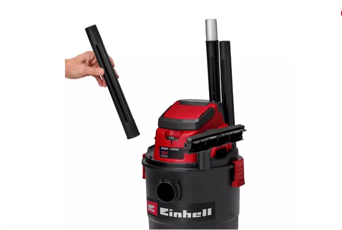 EINHELL ASPIRADORA DE POLVO Y AGUA 18 V - 15 L - 80 MBAR