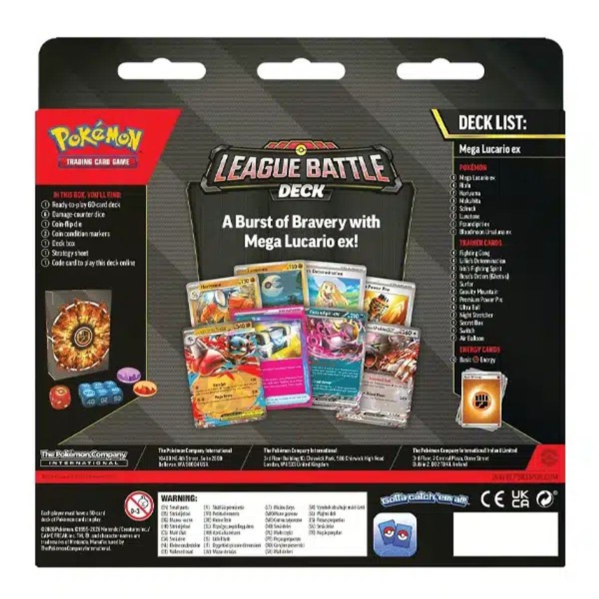 POKEMON - POKEMON TCG MEGA LUCARIO EX LEAGUE BATTLE DECK ESPAÑOL
