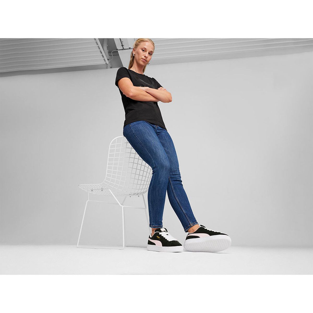 PUMA - Zapatillas Urbanas Mujer Puma Suede XL Negro