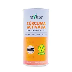 REVITTA WELLNESS - Cúrcuma Activada + Pimienta Negra 200 Grs.