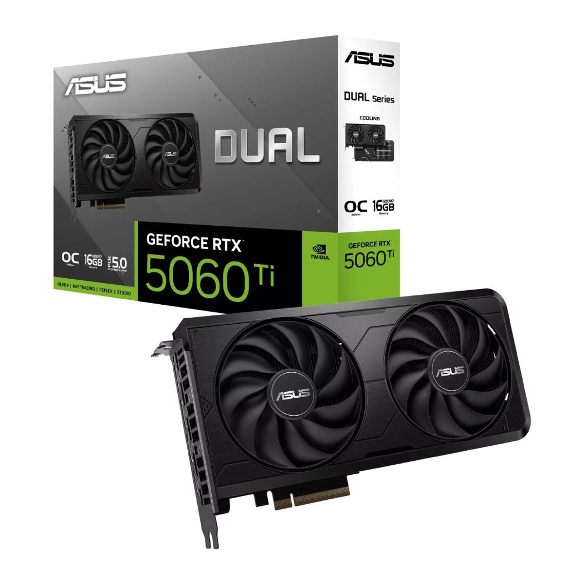 ASUS - Tarjeta de Video ASUS Dual RTX 5060 Ti EVO OC 16GB GDDR7