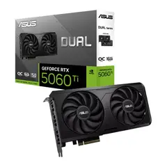 ASUS - Tarjeta de Video Dual RTX 5060 Ti EVO OC 16GB GDDR7