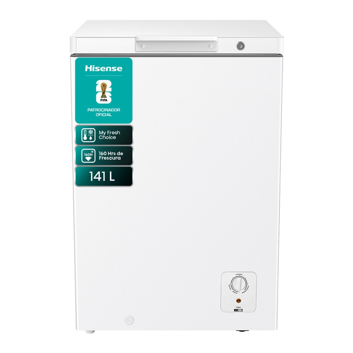 HISENSE - Freezer Horizontal 141 Lts Frío Directo FT145N1BWF