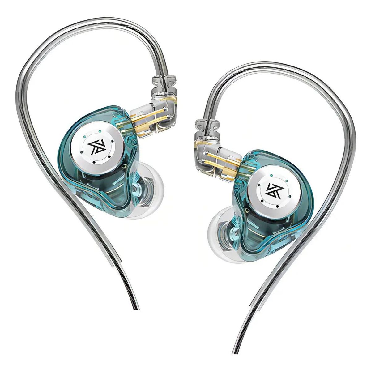 GENERICO - Auriculares Dinámicos HiFi Color Cian Sin Micrófono