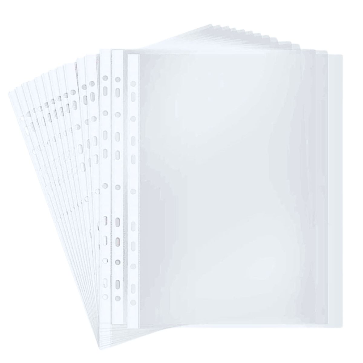 GENERICO - Fundas Plásticas Transparentes Tamaño Carta Pack De 100
