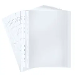 GENERICO - Fundas Plásticas Transparentes Tamaño Carta Pack De 100