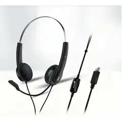 GENERICO - Auriculares con micrófono USB vincha HS-220U