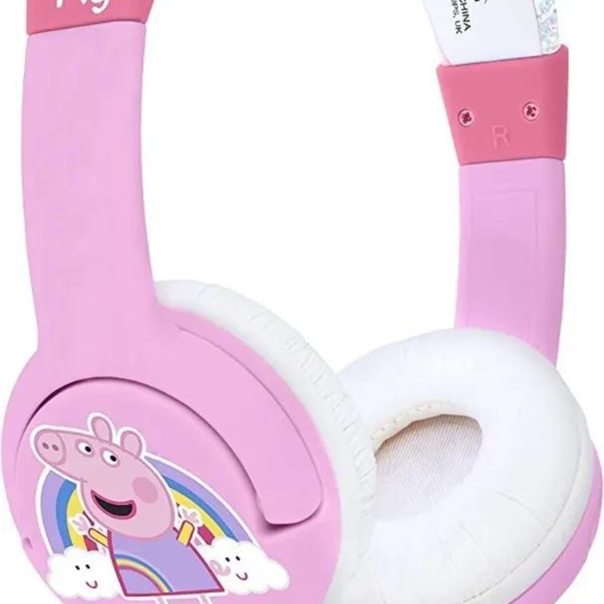 GENERICO - Audífonos para niños color rosa con diseño Peppa Pig