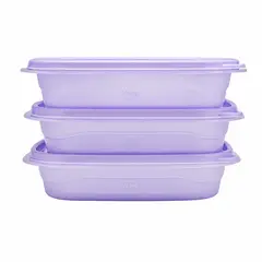 KEEP - Set 3 Contenedores Herméticos Apilables 950ml - PS