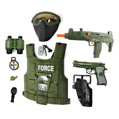 BESTOYS - Disfraz role play Militar forces, 10 piezas