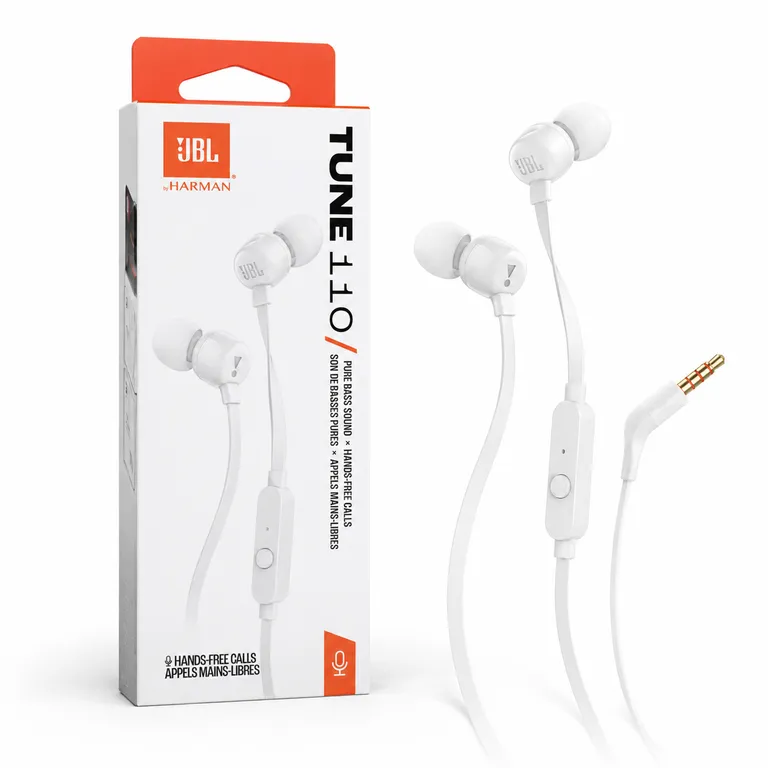 Audífonos Tune T110 Alámbricos Con Micrófono Pure Bass
