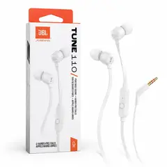 JBL - Audífonos Tune T110 Alámbricos Con Micrófono Pure Bass