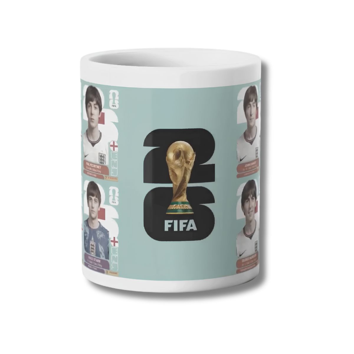 GENERICO - Tazon The Beatles Fifa Mundial Futbol 2026 Taza Sublimada 325ml
