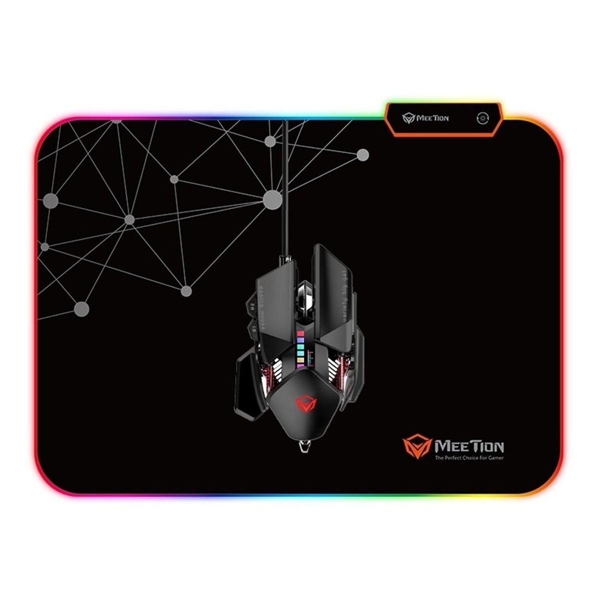 MEETION - Mousepad Gamer RGB Meetion MT-PD120 Control de Luz