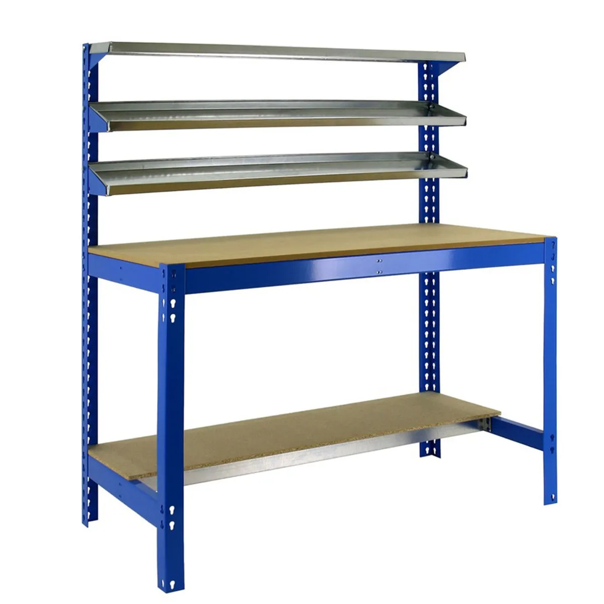 Banco Simonwork BT1 900 Azul/Madera, marca SIMONRACK - Foto Principal