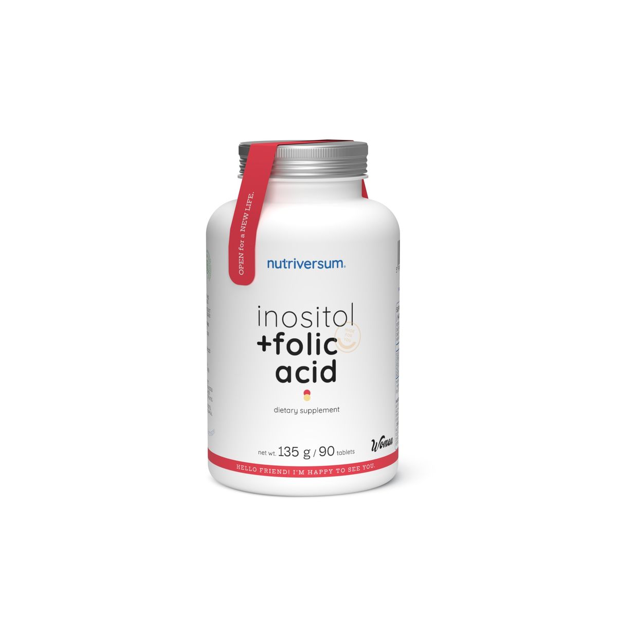 GENERICO - INOSITOL + ACIDO FOLICO 90 TABLETAS - NUTRIVERSUM