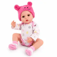 BESTOYS - Bebé Muñeca Realista Reborn 100% cuerpo Vinilo blando 55cm 148