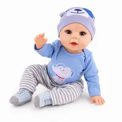 BESTOYS - Bebé Muñeco Realista Reborn 100% cuerpo Vinilo blando 55cm 821
