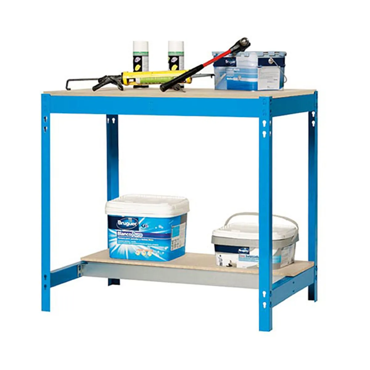 Banco Simonwork BT0 900x600 AzulMadera, marca SIMONRACK - Foto Principal