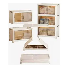 GENERICO - Cajonera plegable multicapa con ruedas 3 niveles