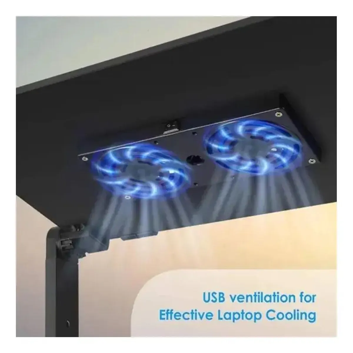 GENERICO - Mesa soporte para ventilador de notebook