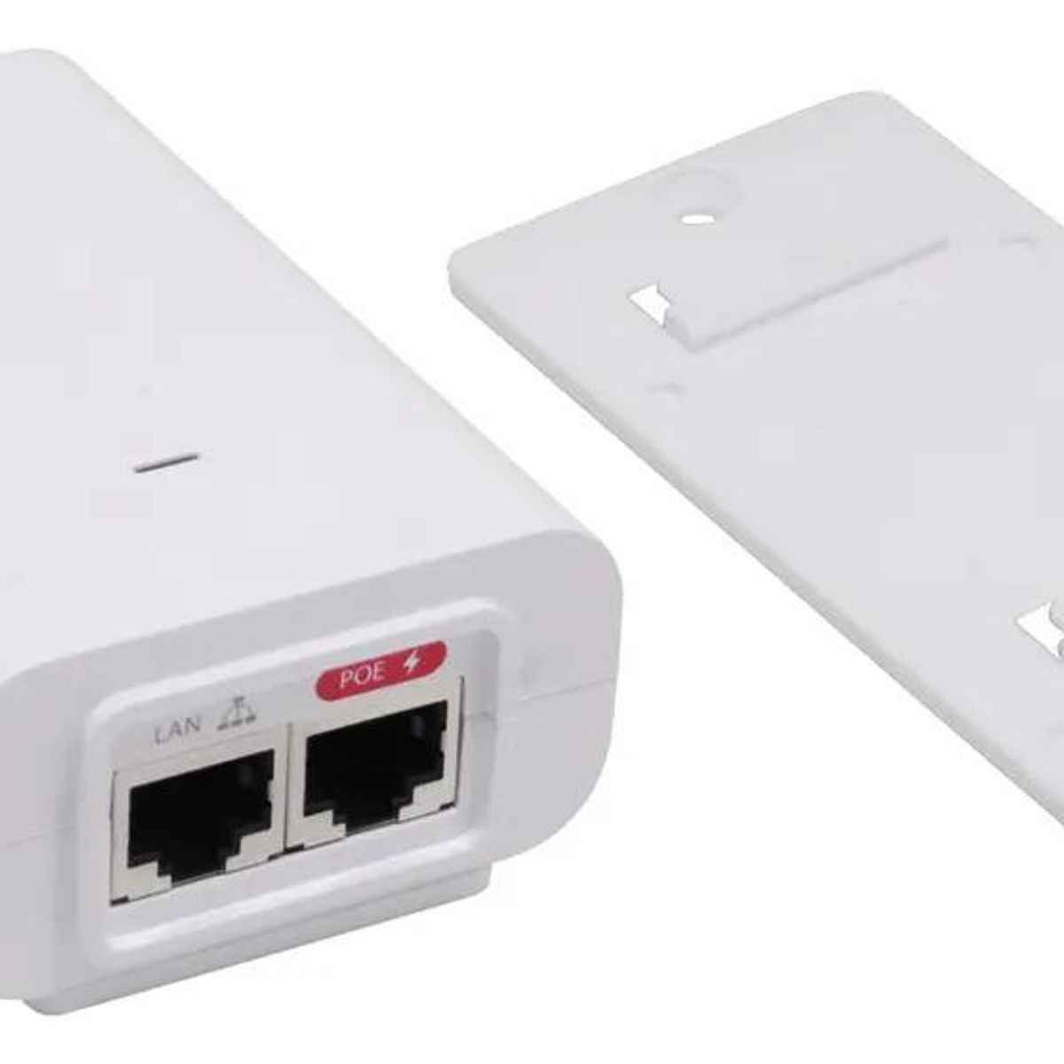 GENERICO - Inyector PoE Gigabit 24VDC 24W 1A con Protección ESD