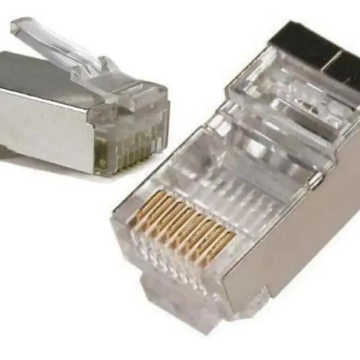 GENERICO - 1000 Conectores RJ-45 Blindados para Cable Cat 5e