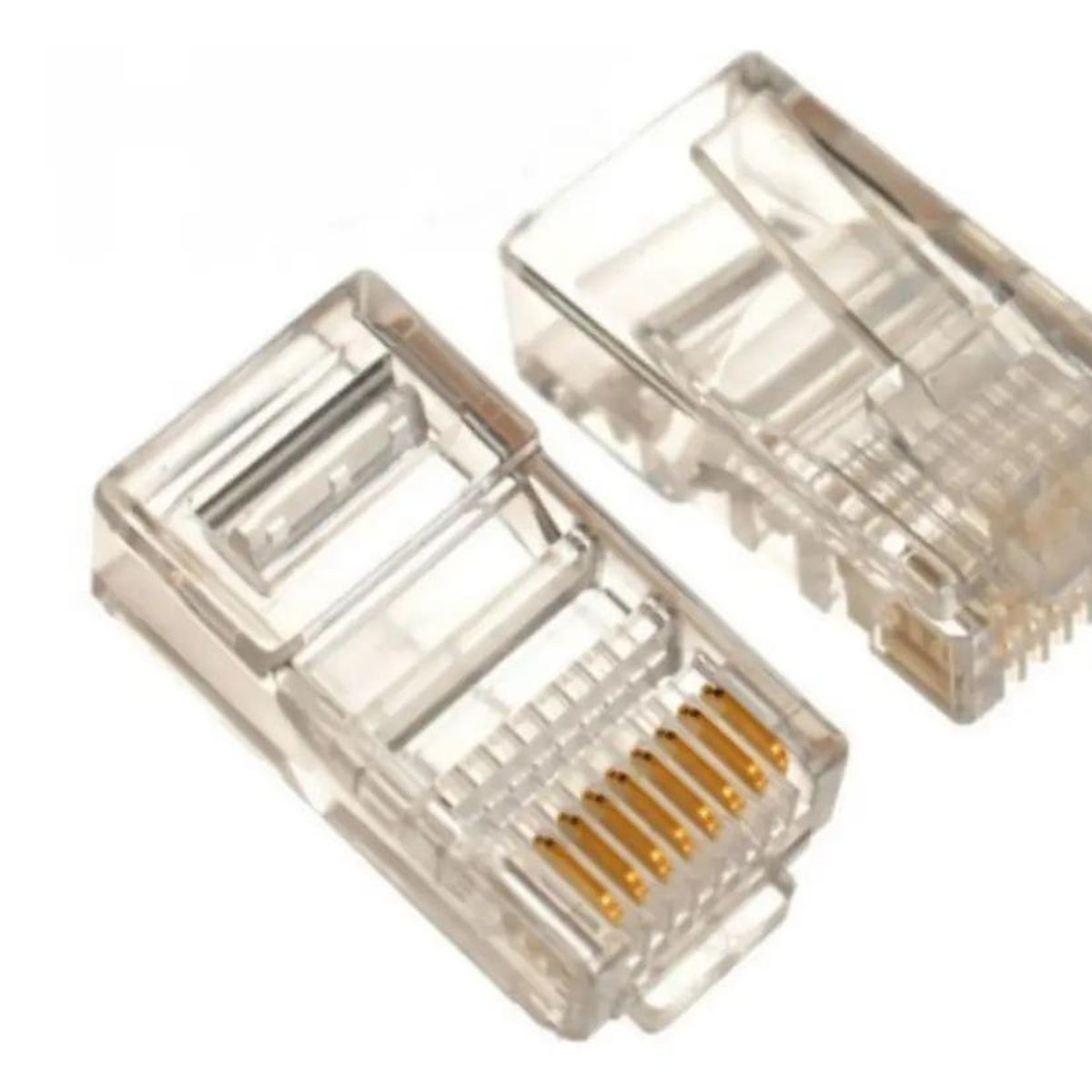 GENERICO - 1000 Conectores RJ-45 Plásticos para Cable de Red Cat 5e