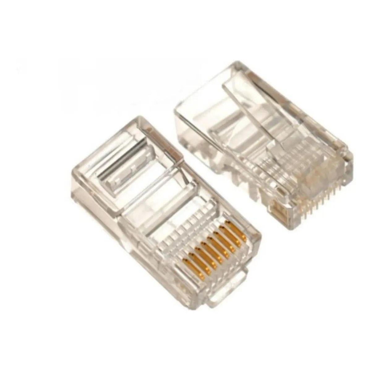 GENERICO - 1000 Conectores RJ-45 Plásticos para Cable de Red Cat 5e