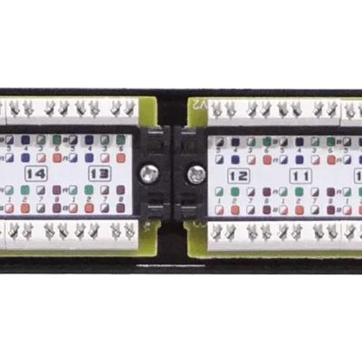 GENERICO - Panel de conexión 24 puertos RJ45 Cat6 UTP Clickbox