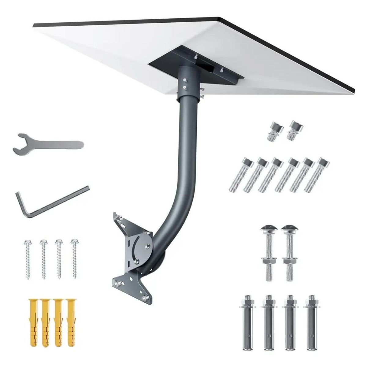 GENERICO - Soporte Estable para Antena Satelital V4 con Kit de Monta