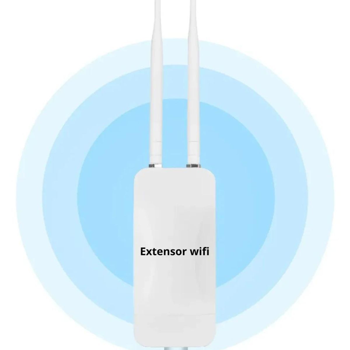 GENERICO - Extensor WiFi Exterior 100 Mb para Casas y Parcelas