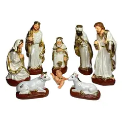 GENERICO - Figura Pesebre Color Perla 35.5 cm
