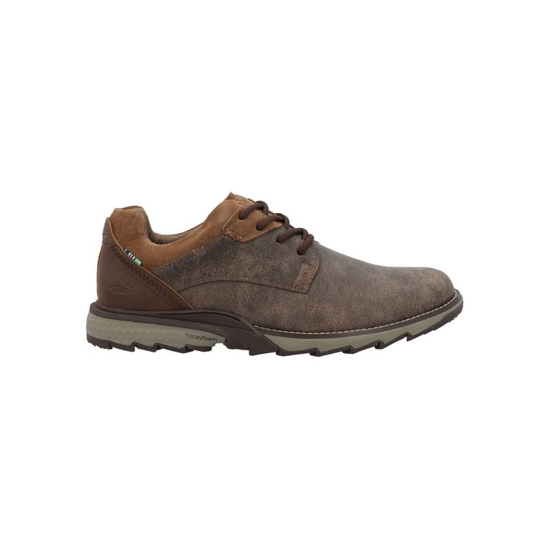 Zapato Cuero Banff Café Hombre
