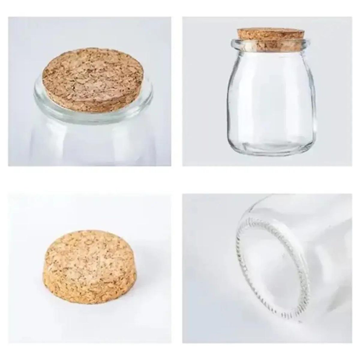 GENERICO - Pack 24 Frascos de Vidrio para Pudding 100ml
