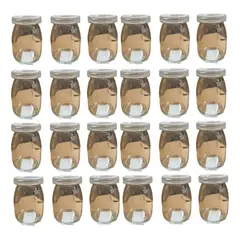 GENERICO - Pack 24 Frascos de Vidrio para Pudding 100ml