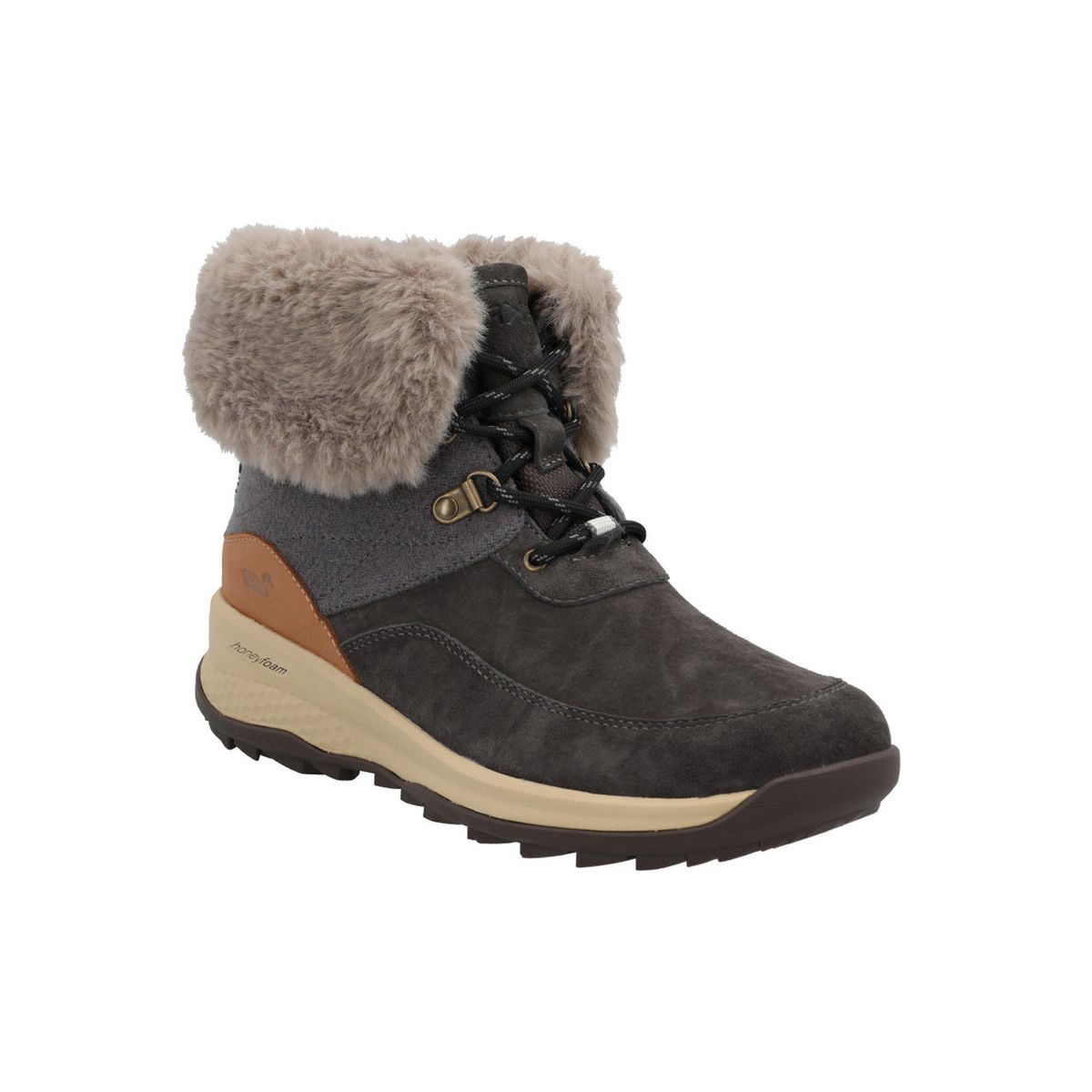 ROCKFORD - Botín Cuero Mujer Bimba Gris ROCKFORD